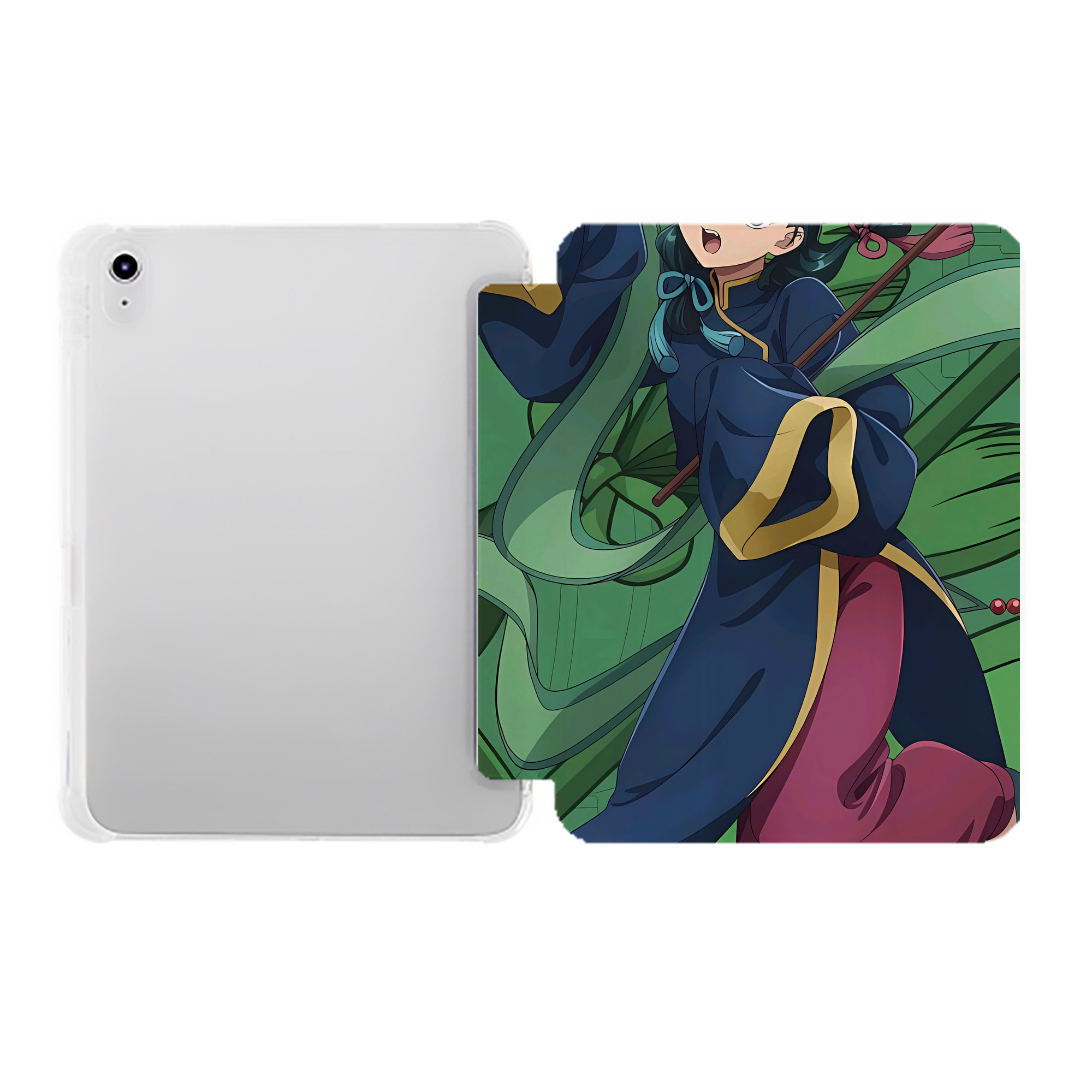 （画像用） 薬屋のひとりごと The Apothecary Diaries IPad ケース ペン収納付き 三つ折りスタンド PUレザー×シリコン 対応機種9.5/10.5/10.9インチ